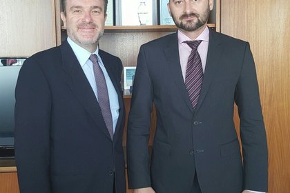 Посланик Светослав Спасов се срещна с новия постоянен представител на Италианска република в ОССЕ